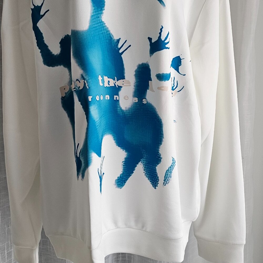 Vodikar Unisex Graphic Hoodie White Size XXL NWT